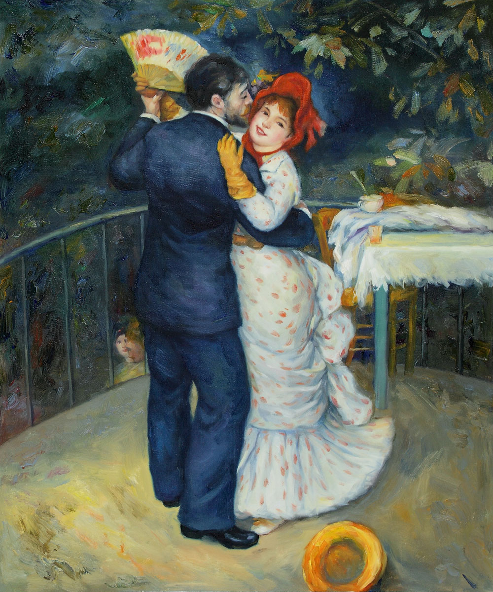 Dance in the Country - Pierre Auguste Renoir Painting